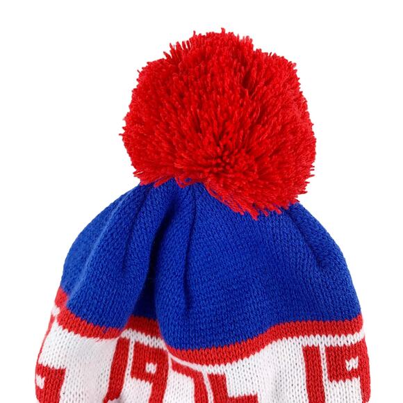 Red Bull 1976 Games Blue Beanie Pom Pom Knit Hat Blue Adults - Picture 4 of 6
